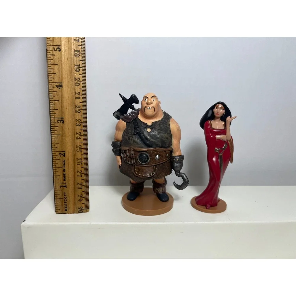 Disney Tangled Action Figures Lot of 5 Rapunzel Pascal Mother Gothel Hook Hand